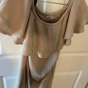 Tan Maternity dress